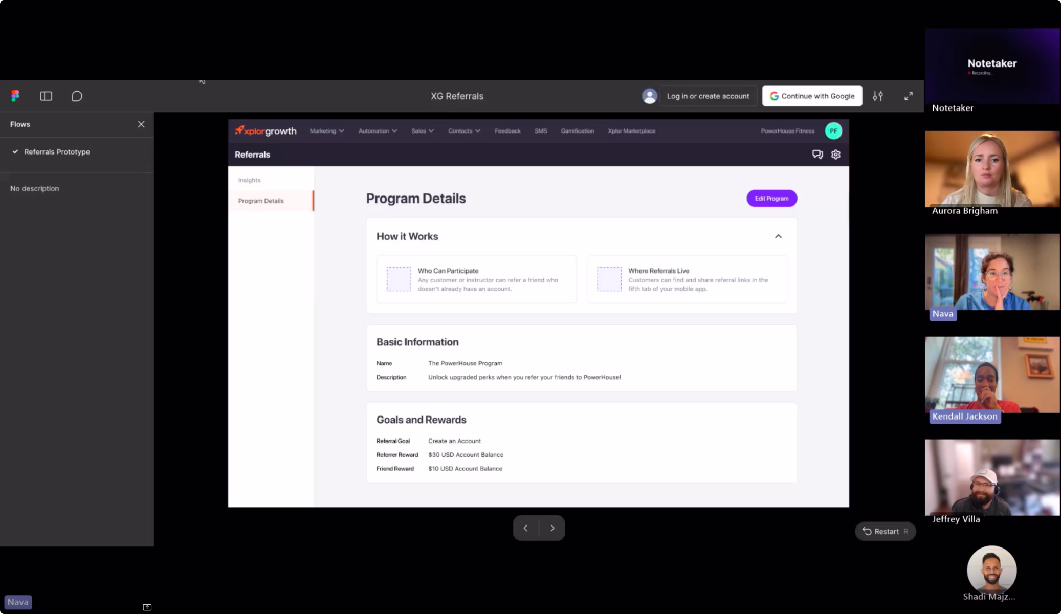 Customer interview session 1